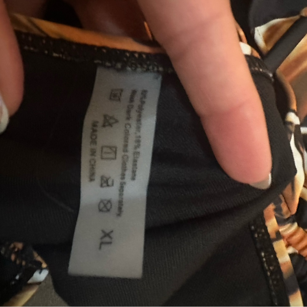 NWOT Halter Top Bathing Suit- X-Large - Picture 3 of 5
